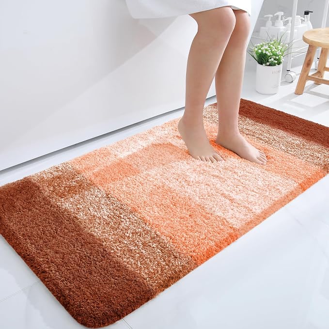 OLANLY Large Bathroom Rugs Mat 40x24, Extra Soft Absorbent Microfiber Bath Rugs by OLANLY