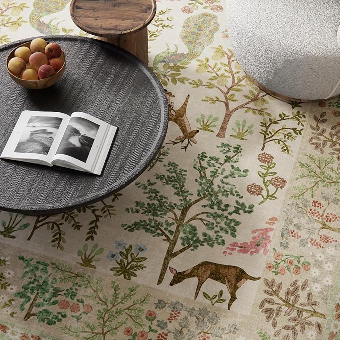 Runner Rug Washable Kitchen Runner: 2'x10' Hallway Runner Stain Resistant Non - Image 2