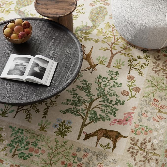 Washable Living Room Area Rug: 8x10 Rugs - Image 3
