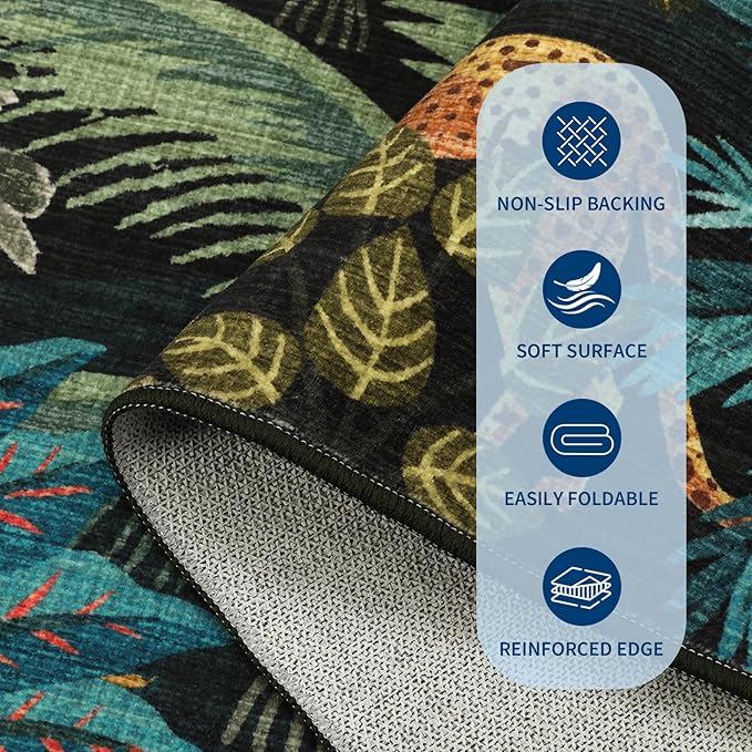 GarveeHome 4x6 Washable Area Rug - Image 4