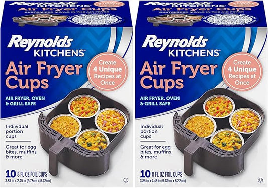 Reynolds Kitchens Air Fryer Cups, Easily Cook Individual Air Fryer Food and by ReynoldsConsumerProducts