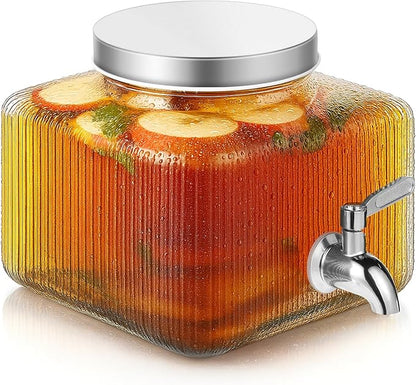 1 Gallon Drink Dispensers for Parties, Beverage Dispenser for Fridge - Image 7