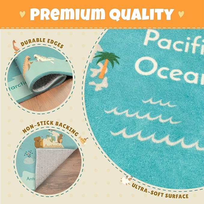 Huge Kids Rugs for Playroom Décor - Image 5