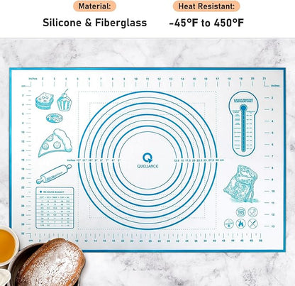 Silicone Pastry Mat with Measurement, Baking Mat - Image 2