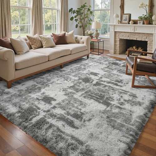 9x12 Ft Extra Large Shag Rugs for Living Room, Ultra Soft Fluffy Furry Area - Image 2