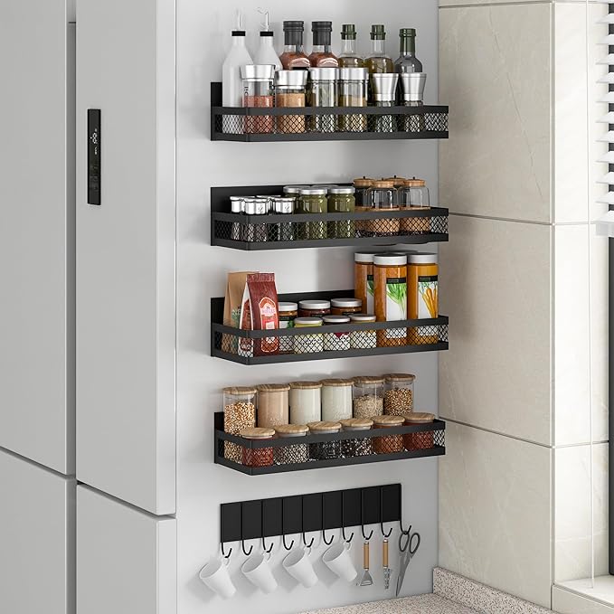 5 Pack Strong Magnetic Spice Rack by Unknown