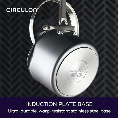Circulon A1 Series w/ ScratchDefense Nonstick Induction Straining Sauce Pan - Image 9