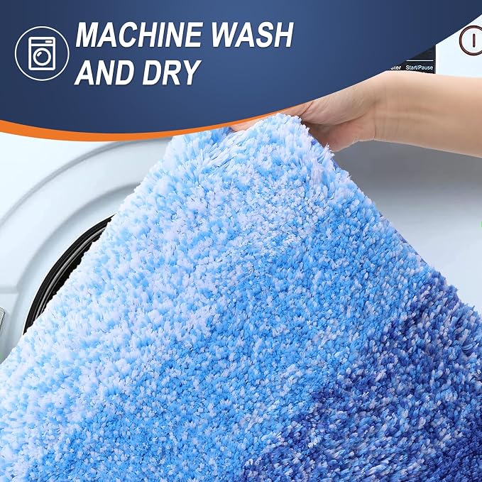 OLANLY Large Bathroom Rugs Mat 44x32, Extra Soft Absorbent Microfiber Bath Rugs - Image 5
