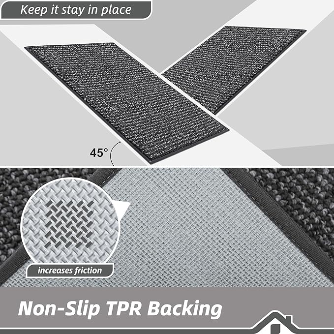 BEQHAUSE Kitchen Rugs 32"x48", Non-Slip Kitchen Mats - Image 4