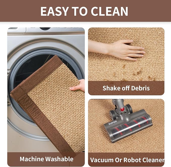 YDKGL Kitchen Mats for Floor, Rubber Backing Kitchen Rugs Non Slip Washable - Image 8