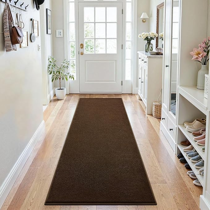 ISEAU 2x8 Runner Rug for Hallway, Soft Memory Foam Carpet - Image 2