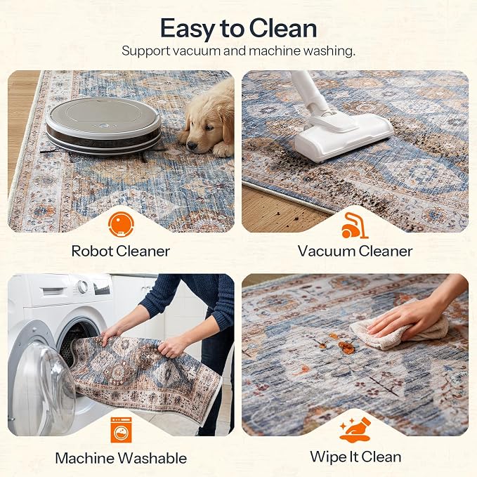 HOOBRO 2 x 3 Area Rugs Washable, Small Rugs - Image 7