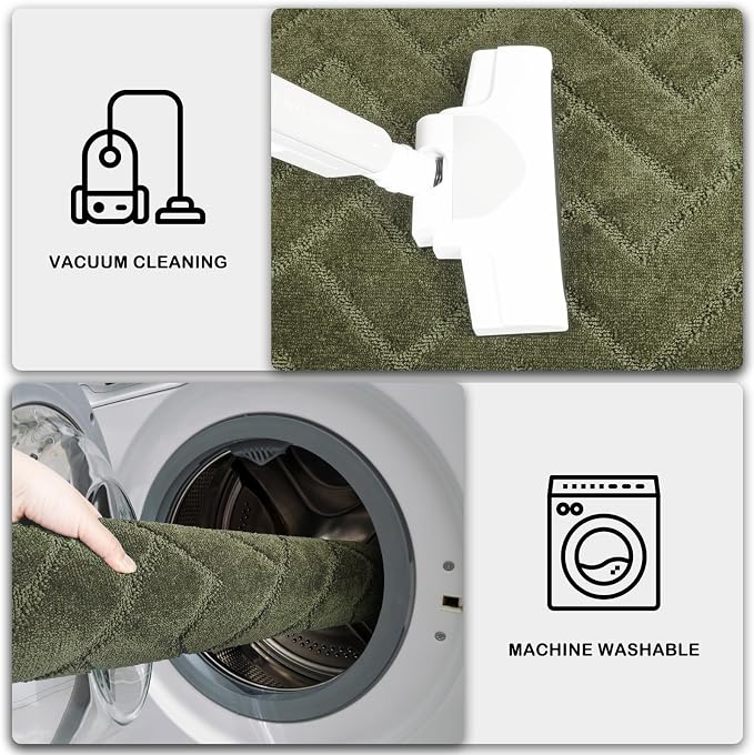 PURRUGS Dirt Trapping Door Mat 24" x 59", Non-Slip Machine Washable Entry Rug - Image 7