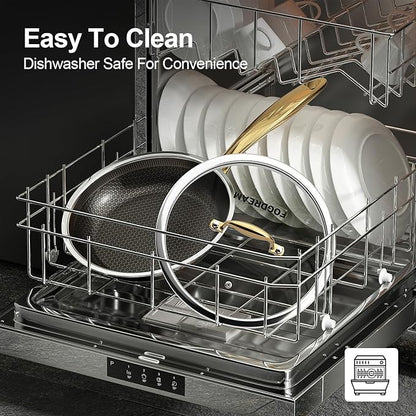 FogDream 8, Honeycomb Hybrid Nonstick Skillet - Image 7