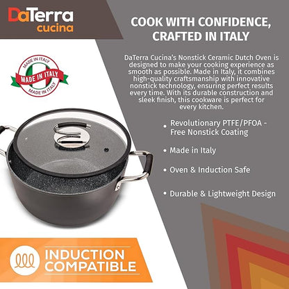 DaTerra Cucina – 8 Qt Nonstick Ceramic Dutch Oven - Image 8