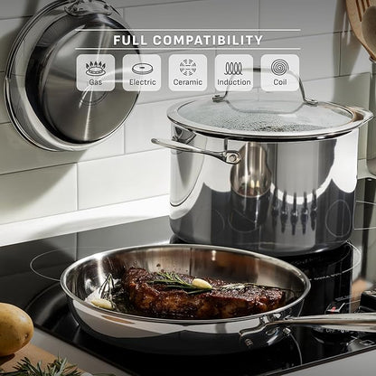 T-Fal Pro Tri-Ply Stainless Steel Sauce Pan - Image 5