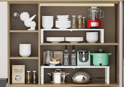 Jojocross Expandable Adjustable Stackable Kitchen Organizer, Spice Rack - Image 6