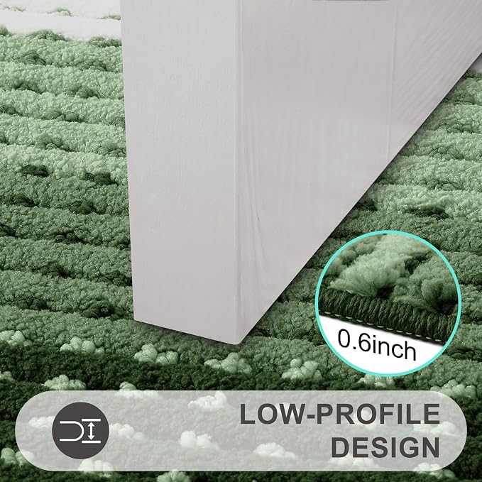 Kitinjoy Indoor Outdoor Door Mat, 47x20 Non-Slip Absorbent Dirt Trapper - Image 4