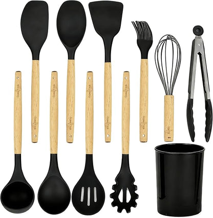 Silicone Cooking Utensils Set by Unknown