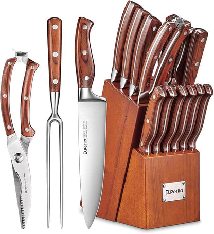Kitchen Knife Set, Knife Block Set by DPerlla