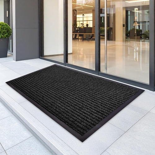 2 Pack Heavy Duty Entry Mat 2' x 3', Low Profile Door Rug - Image 2