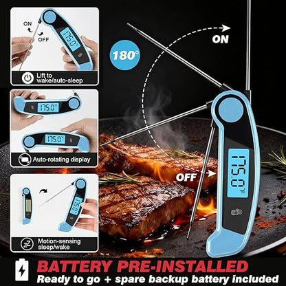 Meat Thermometer Digital Waterproof Instant Read Thermometer - Image 3
