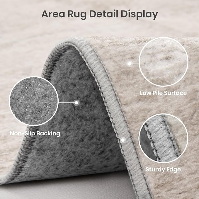 Valenrug Washable Rugs 6x9 - Image 4