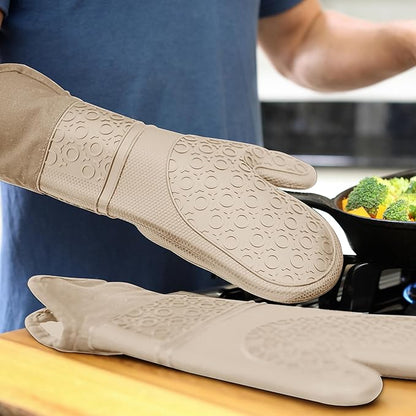 BPA-Free Silicone Oven Mitts Ultra Heat Resistant up to 500°F - Image 9