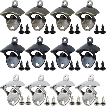 RONYOUNG 12PCS Wall Mounted Bottle Opener Vintage Beer Bottle Opener Suitable by Unknown