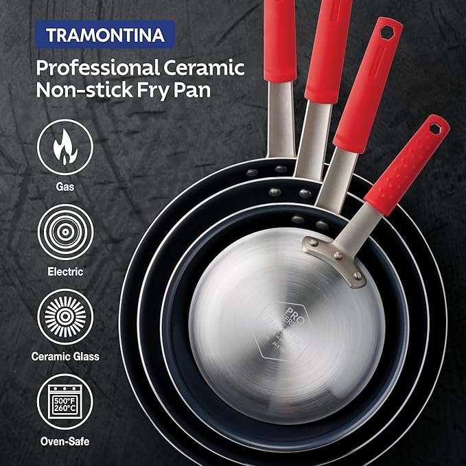 Tramontina Professional 10-Inch Ceramic Non Stick Frying Pan, Heavy-Gauge - Image 6