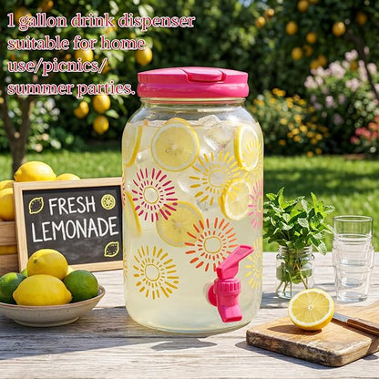 Havawish 2 Pcs 1 Gallon Plastic Beverage Dispenser - Image 2