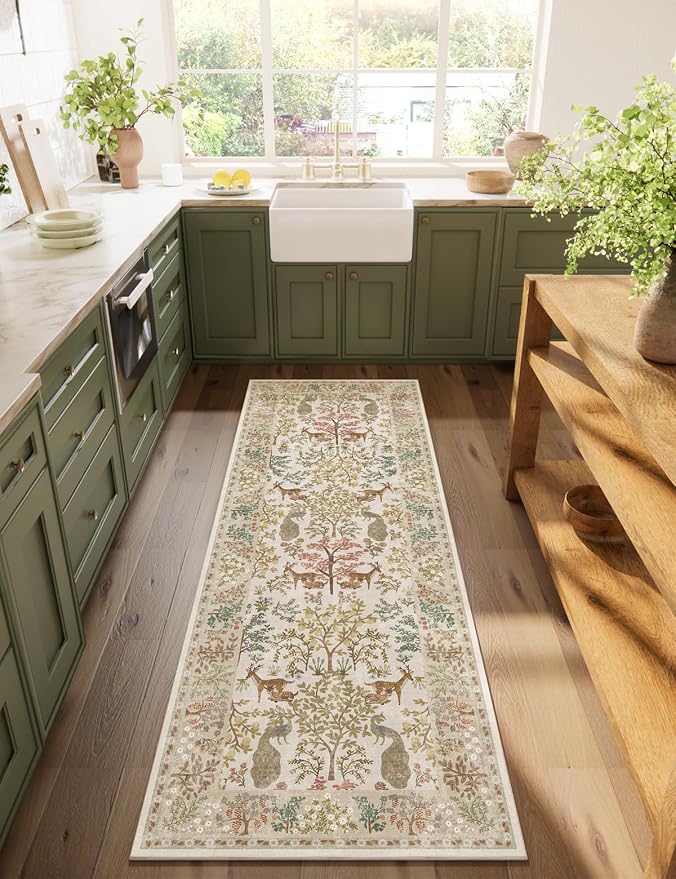 Runner Rugs Washable Kitchen Runner: 2'6"x8' Hallway Runner Rug Stain Resistant - Image 8