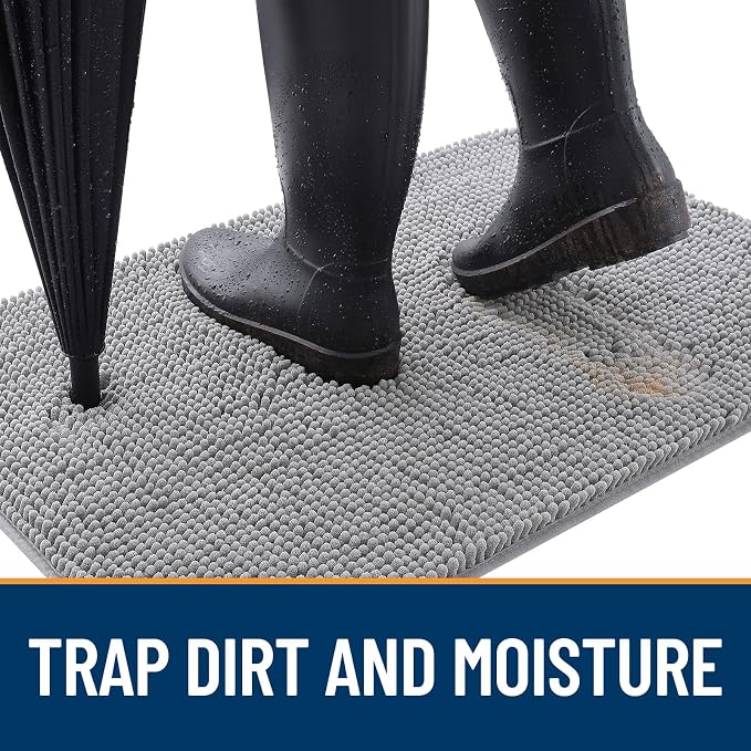 OLANLY Dog Door Mat for Muddy Paws 70x24, Absorbs Moisture and Dirt, Absorbent - Image 2