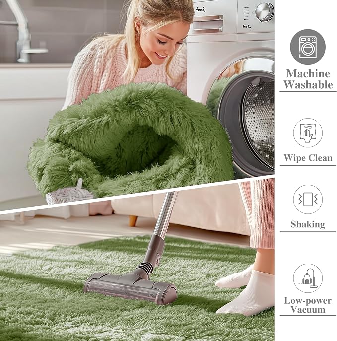 OLANLY 2x4 Machine Washable Runner Rugs - Image 2