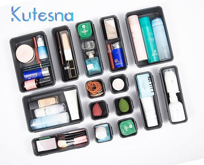 Kutesna 25 PCS Interlocking Desk Drawer Organizer Separator - Image 3