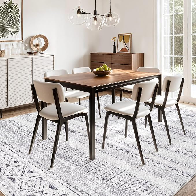 cotiled 6x9 Area Rugs Living Room Rug: Washable Boho Rugs - Image 9