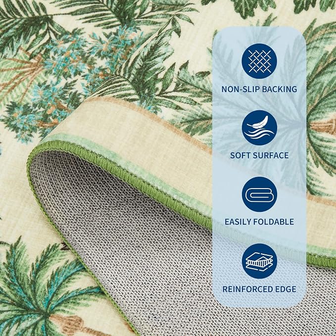 GarveeHome Jungle Rug 2.5x10 Kitchen Runner Rug Non Slip Washable Runners - Image 6