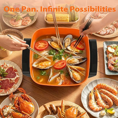OSTBA 12"x12" Electric Skillet - Image 5