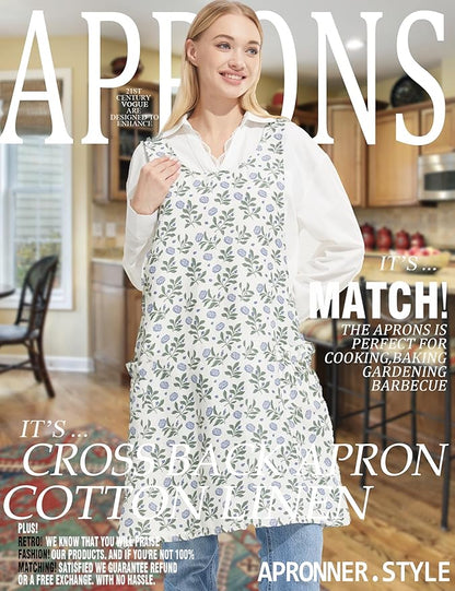 Cozy Adjustable Cross Back Aprons - Image 2