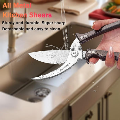 Heavy Duty Poultry Shears Meat Cutting Dishwasher Safe and Food Stainless - Image 5
