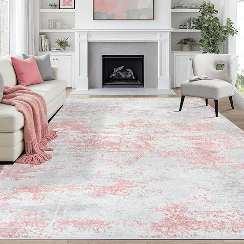 9x12 Area Rugs for Living Room Rug Washable: Abstract Large Rug for Dining Room by Aelenmu