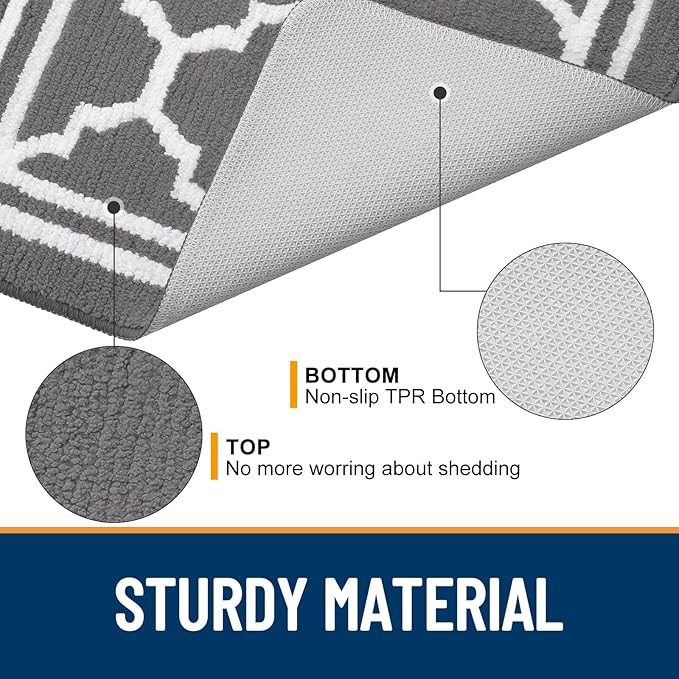 Buganda Long Indoor Door Mat, Dirt-Resistant and Absorbent Doormat, Low Profile - Image 4