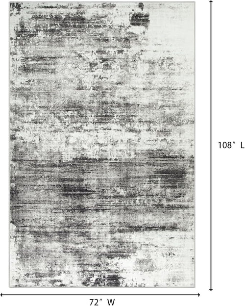 6x9 Area Rugs Washable Rug: Large Modern Abstract Living Room Rug Soft - Image 2