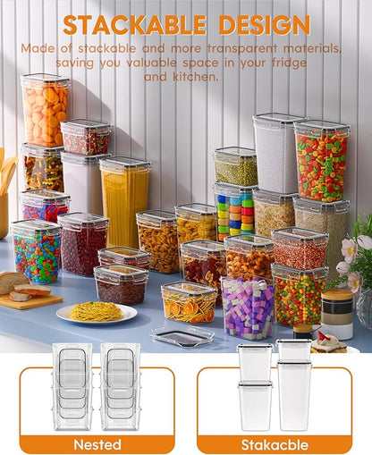 KEMETHY 36 PCS Airtight Food Storage Containers - Image 6