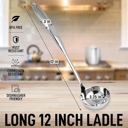 Zulay Kitchen Stainless Steel Soup Ladle - Image 6