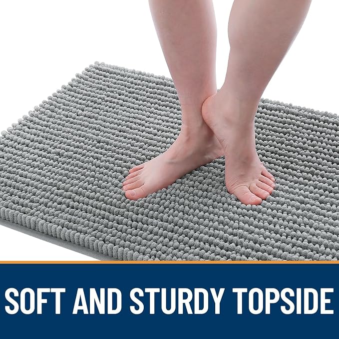 OLANLY Dog Door Mat for Muddy Paws 24x16, Ultra Absorbent Chenille Mud Doormat - Image 3