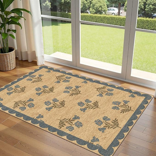 3x5 Floral Entry Rug by Othilic