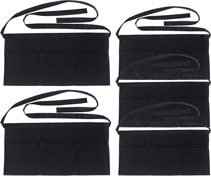 Resist water 3 big Pockets Waist Server Apron Kitchen Restaurant Unisex Half by SEW+UR+LIFE