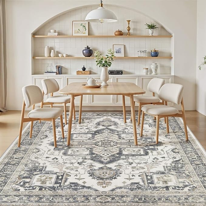 Washable 5x7 Area Rug for Living Room - Image 5