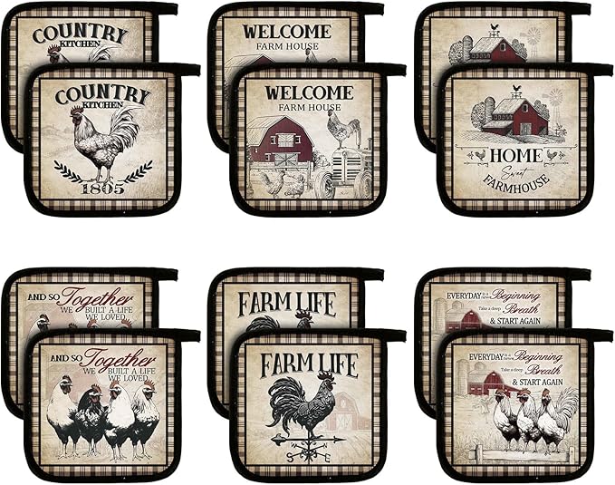 Bencailor 12 Pcs Pot Holders by Bencailor
